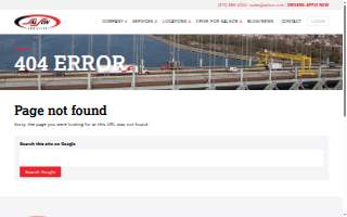 SalSon Logistics of Charleston website