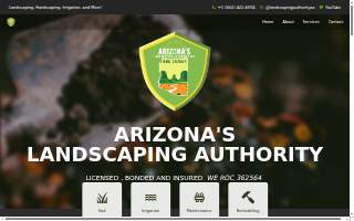 Arizona’s Landscaping Authority LLC website