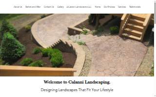 Calanni Landscaping LLC website