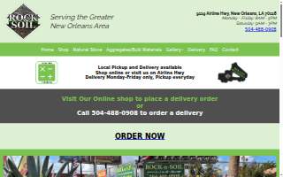 Rock N Soil website
