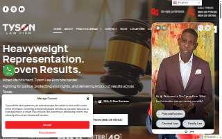 Tyson Law Firm website