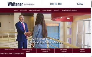 Whitener Law Firm website