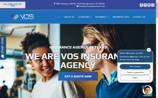VOS Insurance Agency website