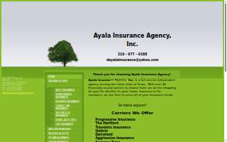 Ayala Insurance Agency website