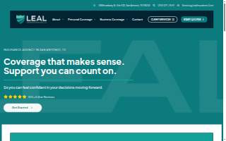 Leal Insurance Services, LLC website