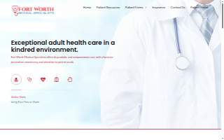Fort Worth Medical Specialists website