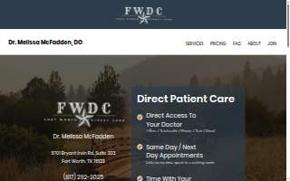 Dr. Melissa McFadden website