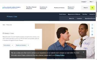 Massachusetts General Hospital: Primary Care website