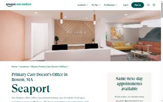 One Medical Primary Care Clinic - Seaport website