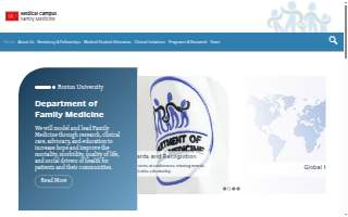 Boston Medical Center: Family Medicine Center website