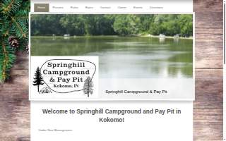 Springhill Campground website