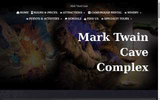 Mark Twin Cave Camp Ground website