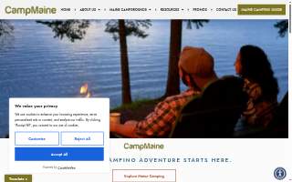 Hebron Pines Campground website
