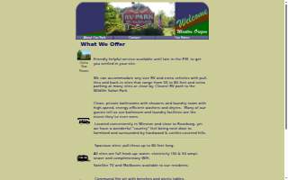 Umpqua Safari Rv Park website