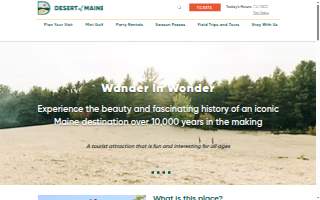 Desert Of Maine website