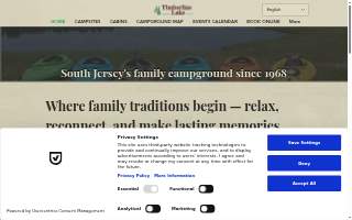 Timberline Lake Camping Resort website
