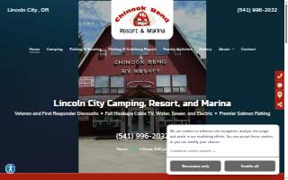 Chinook Bend Rv Resort website