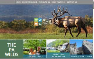 Austin Campground-nelson Run website