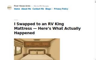 Riverhouse Acres Campground website