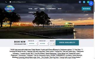 Lake Limestone Campgrnd & Mrna website