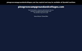 Pine Grove Campground & Cttgs website