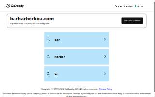 Bar Harbor Koa Campgrounds website