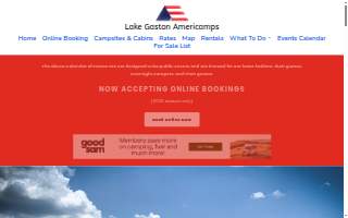 Lake Gaston Americamps website