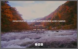 Nolichucky Gorge Campground website