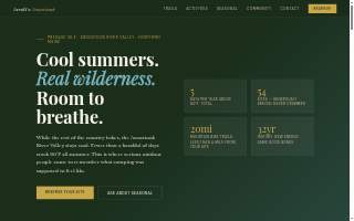 Arndt's Arrostook River Lodge website