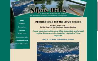 Shore Hills Campground website