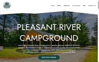 Pleasant River Campground website