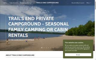 Trails End Mobile Home Park website