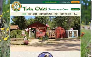 Twin Oaks Campground website