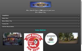 Mountain View Holiday Travel website