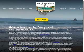 Anchor Bay Campgrounds website