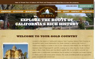Auburn Gold Country Rv Park website