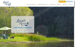 Lakedale Resort website