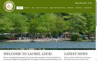 Laurel-lock Campgrounds website