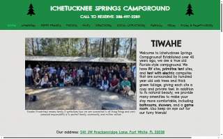 Ichetucknee Springs Campground website