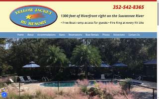 Yellow Jacket Landings website