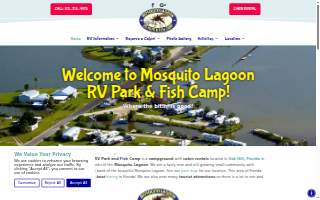 Mosquito Lagoon Rv Park website