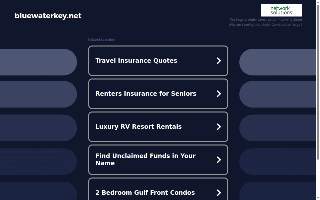 Bluewater Rentals website