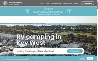 Leo's Campground & Rv Park website