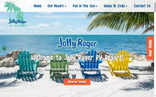 Jolly Roger Travel Park website