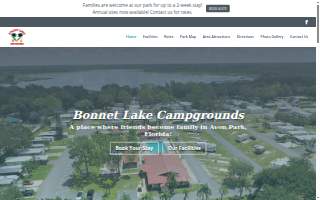 Bonnet Lake Campgrounds website