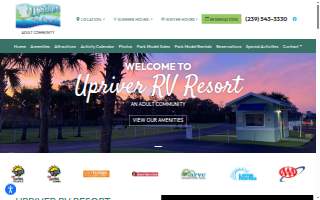 Upriver Campgrounds website