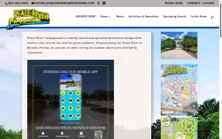 Arcadia Peace River Campground website