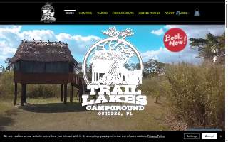 Trail Lakes Campgrounds website