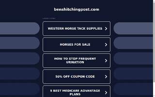 Ben's Hitching Post Campground website