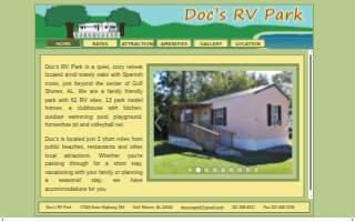 Doc's Rv Park website